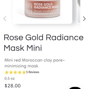 Sonya dakar rose gold radiance mask